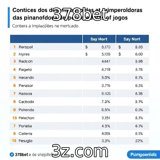 Desempenho financeiro das principais desenvolvedoras de jogos : 378bet